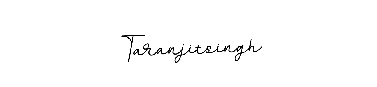 Make a beautiful signature design for name Taranjitsingh. With this signature (BallpointsItalic-DORy9) style, you can create a handwritten signature for free. Taranjitsingh signature style 11 images and pictures png