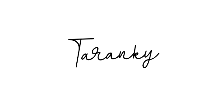 Design your own signature with our free online signature maker. With this signature software, you can create a handwritten (BallpointsItalic-DORy9) signature for name Taranky. Taranky signature style 11 images and pictures png