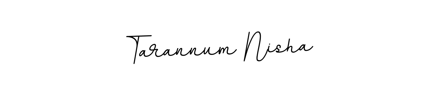 Make a beautiful signature design for name Tarannum Nisha. With this signature (BallpointsItalic-DORy9) style, you can create a handwritten signature for free. Tarannum Nisha signature style 11 images and pictures png