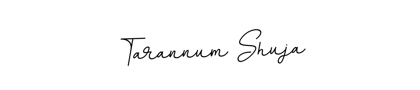 Create a beautiful signature design for name Tarannum Shuja. With this signature (BallpointsItalic-DORy9) fonts, you can make a handwritten signature for free. Tarannum Shuja signature style 11 images and pictures png