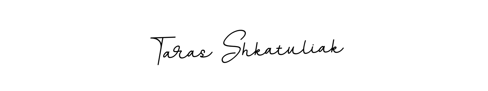 Make a beautiful signature design for name Taras Shkatuliak. With this signature (BallpointsItalic-DORy9) style, you can create a handwritten signature for free. Taras Shkatuliak signature style 11 images and pictures png