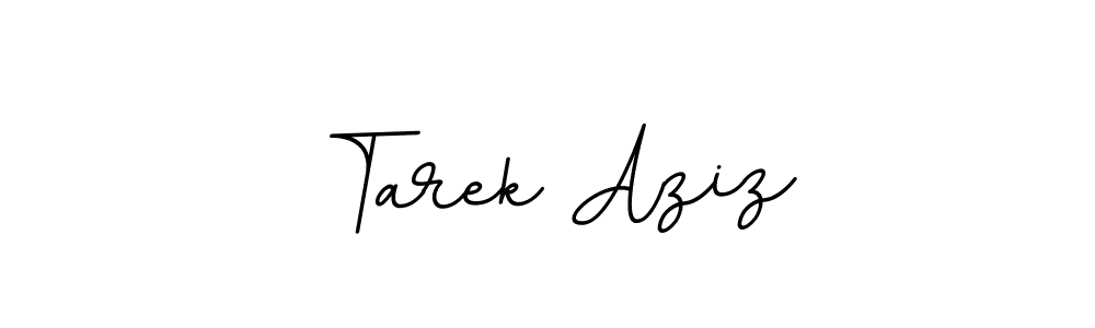 This is the best signature style for the Tarek Aziz name. Also you like these signature font (BallpointsItalic-DORy9). Mix name signature. Tarek Aziz signature style 11 images and pictures png