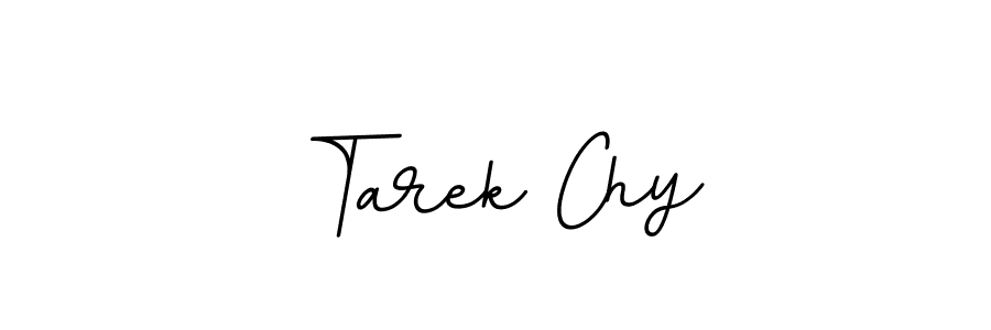 How to make Tarek Chy name signature. Use BallpointsItalic-DORy9 style for creating short signs online. This is the latest handwritten sign. Tarek Chy signature style 11 images and pictures png