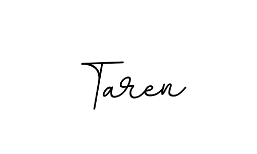 Make a beautiful signature design for name Taren. With this signature (BallpointsItalic-DORy9) style, you can create a handwritten signature for free. Taren signature style 11 images and pictures png