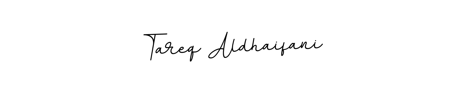 Use a signature maker to create a handwritten signature online. With this signature software, you can design (BallpointsItalic-DORy9) your own signature for name Tareq Aldhaifani. Tareq Aldhaifani signature style 11 images and pictures png