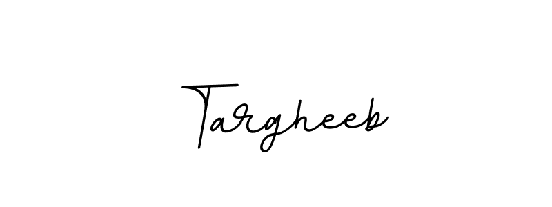 You should practise on your own different ways (BallpointsItalic-DORy9) to write your name (Targheeb) in signature. don't let someone else do it for you. Targheeb signature style 11 images and pictures png