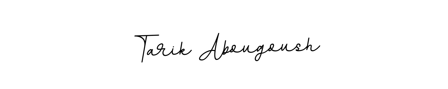 The best way (BallpointsItalic-DORy9) to make a short signature is to pick only two or three words in your name. The name Tarik Abougoush include a total of six letters. For converting this name. Tarik Abougoush signature style 11 images and pictures png