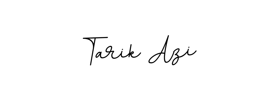 How to make Tarik Azi name signature. Use BallpointsItalic-DORy9 style for creating short signs online. This is the latest handwritten sign. Tarik Azi signature style 11 images and pictures png