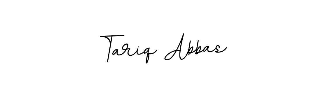 Use a signature maker to create a handwritten signature online. With this signature software, you can design (BallpointsItalic-DORy9) your own signature for name Tariq Abbas. Tariq Abbas signature style 11 images and pictures png