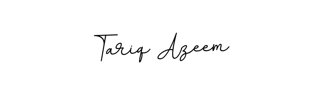 Create a beautiful signature design for name Tariq Azeem. With this signature (BallpointsItalic-DORy9) fonts, you can make a handwritten signature for free. Tariq Azeem signature style 11 images and pictures png