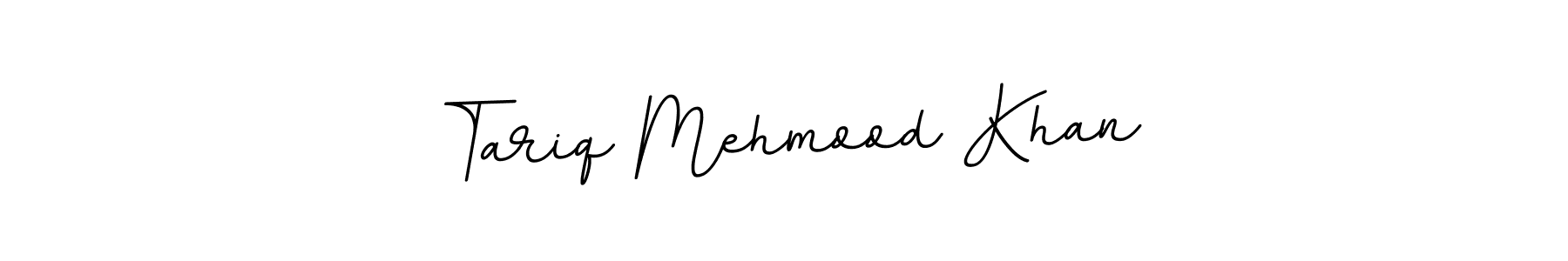 You should practise on your own different ways (BallpointsItalic-DORy9) to write your name (Tariq Mehmood Khan) in signature. don't let someone else do it for you. Tariq Mehmood Khan signature style 11 images and pictures png