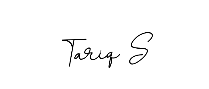 Use a signature maker to create a handwritten signature online. With this signature software, you can design (BallpointsItalic-DORy9) your own signature for name Tariq S. Tariq S signature style 11 images and pictures png