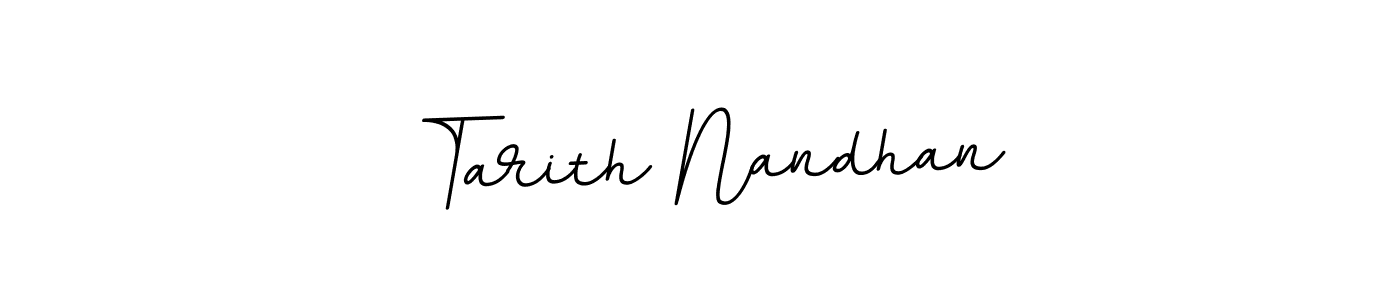 Tarith Nandhan stylish signature style. Best Handwritten Sign (BallpointsItalic-DORy9) for my name. Handwritten Signature Collection Ideas for my name Tarith Nandhan. Tarith Nandhan signature style 11 images and pictures png