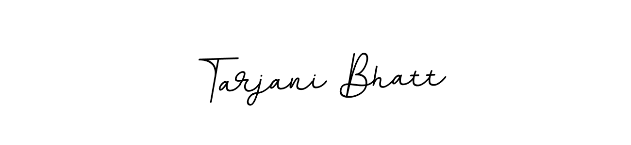 BallpointsItalic-DORy9 is a professional signature style that is perfect for those who want to add a touch of class to their signature. It is also a great choice for those who want to make their signature more unique. Get Tarjani Bhatt name to fancy signature for free. Tarjani Bhatt signature style 11 images and pictures png