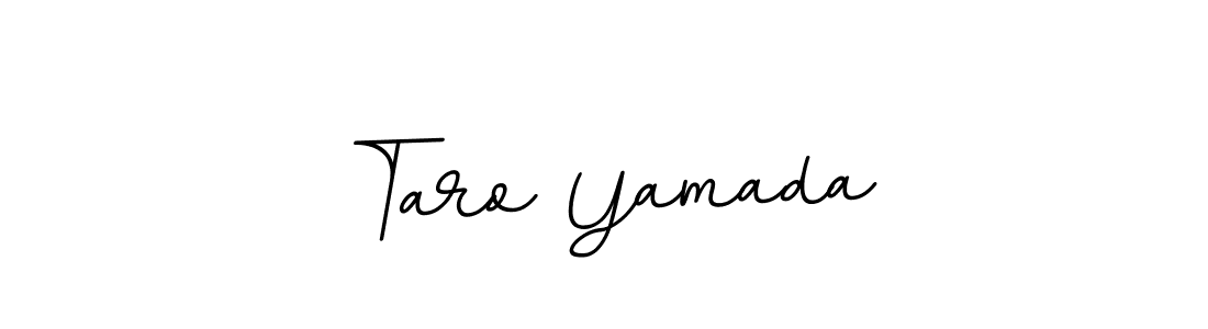Create a beautiful signature design for name Taro Yamada. With this signature (BallpointsItalic-DORy9) fonts, you can make a handwritten signature for free. Taro Yamada signature style 11 images and pictures png