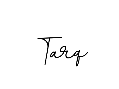 How to make Tarq name signature. Use BallpointsItalic-DORy9 style for creating short signs online. This is the latest handwritten sign. Tarq signature style 11 images and pictures png