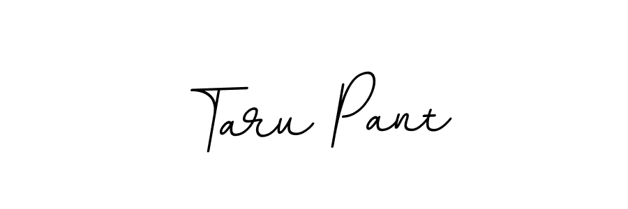 Make a beautiful signature design for name Taru Pant. With this signature (BallpointsItalic-DORy9) style, you can create a handwritten signature for free. Taru Pant signature style 11 images and pictures png