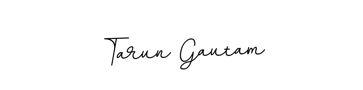 You should practise on your own different ways (BallpointsItalic-DORy9) to write your name (Tarun Gautam) in signature. don't let someone else do it for you. Tarun Gautam signature style 11 images and pictures png