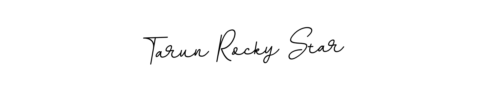 The best way (BallpointsItalic-DORy9) to make a short signature is to pick only two or three words in your name. The name Tarun Rocky Star include a total of six letters. For converting this name. Tarun Rocky Star signature style 11 images and pictures png