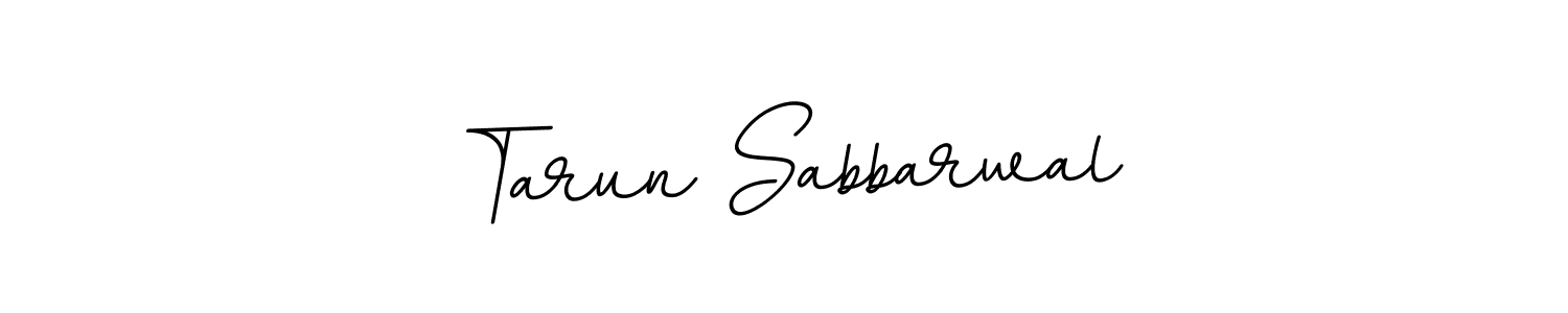 if you are searching for the best signature style for your name Tarun Sabbarwal. so please give up your signature search. here we have designed multiple signature styles  using BallpointsItalic-DORy9. Tarun Sabbarwal signature style 11 images and pictures png