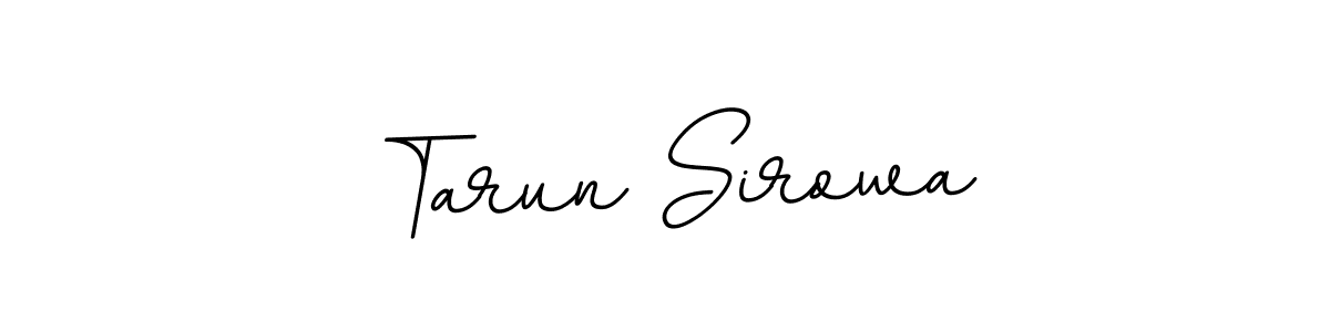 Design your own signature with our free online signature maker. With this signature software, you can create a handwritten (BallpointsItalic-DORy9) signature for name Tarun Sirowa. Tarun Sirowa signature style 11 images and pictures png