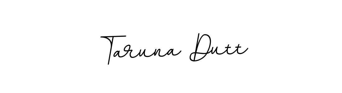 Use a signature maker to create a handwritten signature online. With this signature software, you can design (BallpointsItalic-DORy9) your own signature for name Taruna Dutt. Taruna Dutt signature style 11 images and pictures png