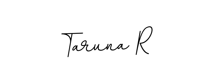 This is the best signature style for the Taruna R name. Also you like these signature font (BallpointsItalic-DORy9). Mix name signature. Taruna R signature style 11 images and pictures png