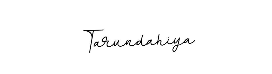 Use a signature maker to create a handwritten signature online. With this signature software, you can design (BallpointsItalic-DORy9) your own signature for name Tarundahiya. Tarundahiya signature style 11 images and pictures png