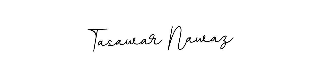 Create a beautiful signature design for name Tasawar Nawaz. With this signature (BallpointsItalic-DORy9) fonts, you can make a handwritten signature for free. Tasawar Nawaz signature style 11 images and pictures png