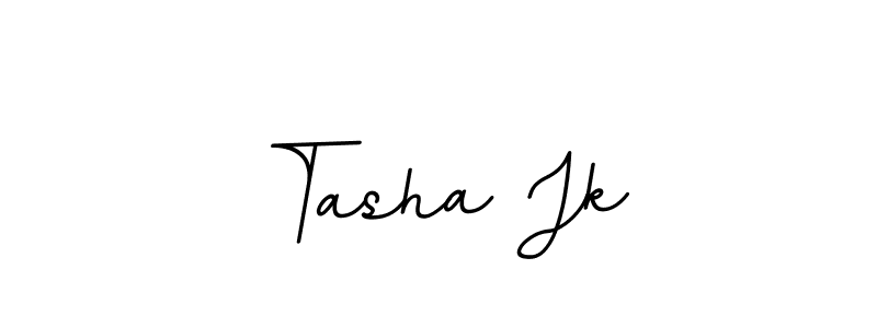 Design your own signature with our free online signature maker. With this signature software, you can create a handwritten (BallpointsItalic-DORy9) signature for name Tasha Jk. Tasha Jk signature style 11 images and pictures png