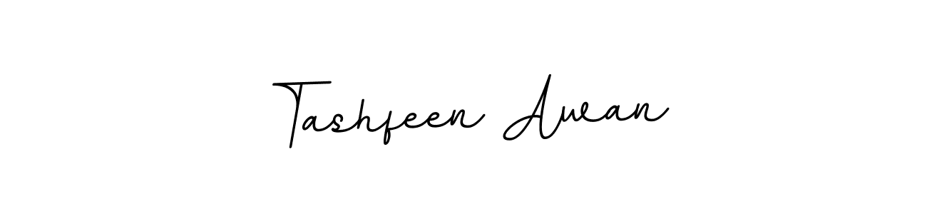 The best way (BallpointsItalic-DORy9) to make a short signature is to pick only two or three words in your name. The name Tashfeen Awan include a total of six letters. For converting this name. Tashfeen Awan signature style 11 images and pictures png