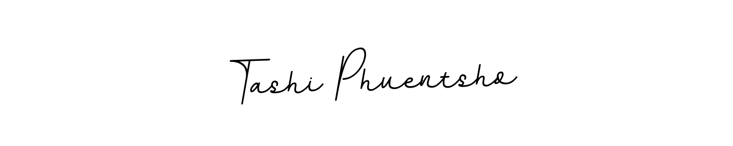 Design your own signature with our free online signature maker. With this signature software, you can create a handwritten (BallpointsItalic-DORy9) signature for name Tashi Phuentsho. Tashi Phuentsho signature style 11 images and pictures png