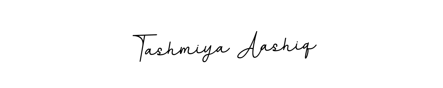 Tashmiya Aashiq stylish signature style. Best Handwritten Sign (BallpointsItalic-DORy9) for my name. Handwritten Signature Collection Ideas for my name Tashmiya Aashiq. Tashmiya Aashiq signature style 11 images and pictures png