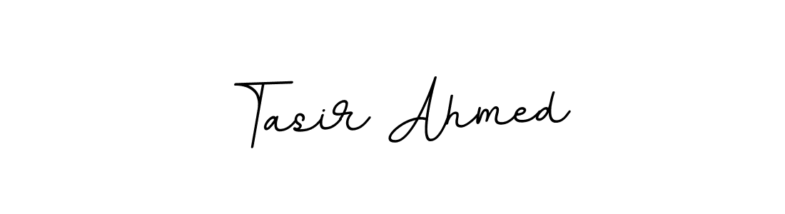 Use a signature maker to create a handwritten signature online. With this signature software, you can design (BallpointsItalic-DORy9) your own signature for name Tasir Ahmed. Tasir Ahmed signature style 11 images and pictures png