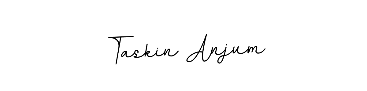 Make a beautiful signature design for name Taskin Anjum. Use this online signature maker to create a handwritten signature for free. Taskin Anjum signature style 11 images and pictures png