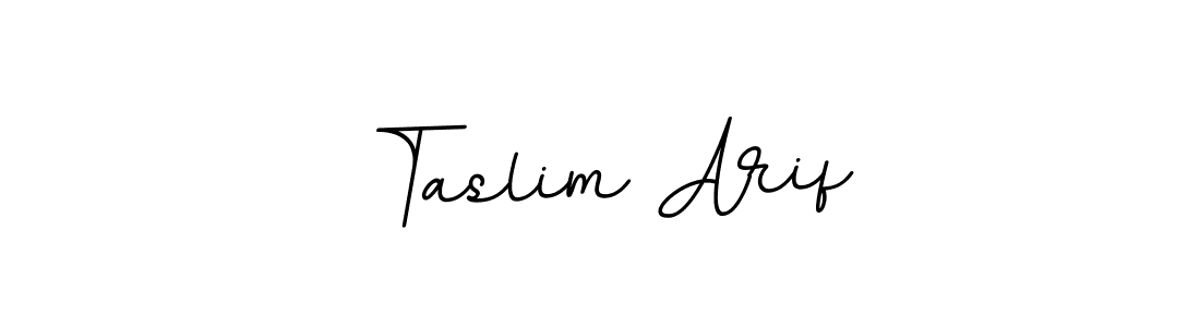 It looks lik you need a new signature style for name Taslim Arif. Design unique handwritten (BallpointsItalic-DORy9) signature with our free signature maker in just a few clicks. Taslim Arif signature style 11 images and pictures png