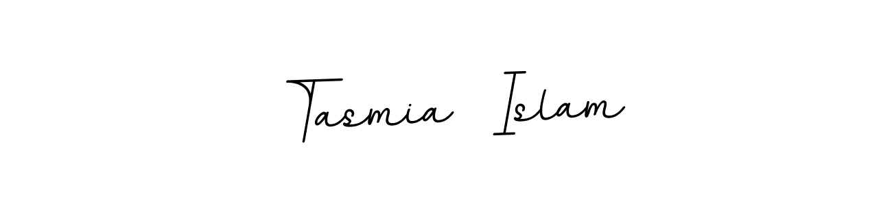 Make a beautiful signature design for name Tasmia  Islam. With this signature (BallpointsItalic-DORy9) style, you can create a handwritten signature for free. Tasmia  Islam signature style 11 images and pictures png