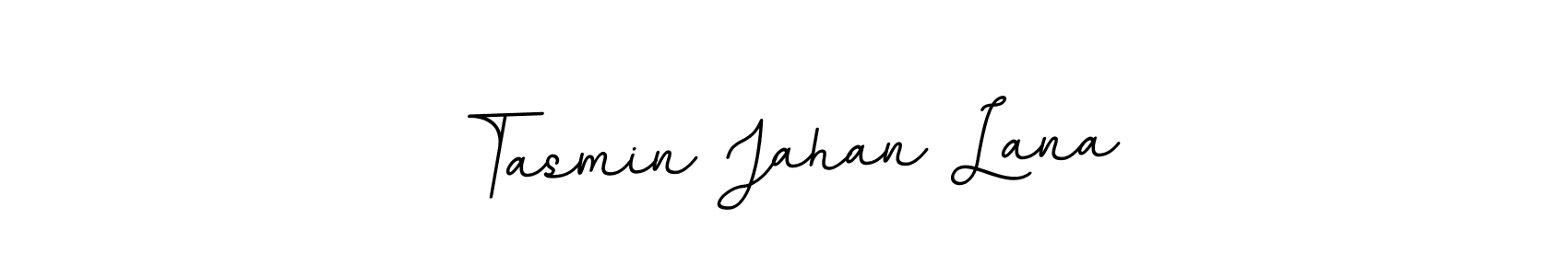 Make a beautiful signature design for name Tasmin Jahan Lana. With this signature (BallpointsItalic-DORy9) style, you can create a handwritten signature for free. Tasmin Jahan Lana signature style 11 images and pictures png