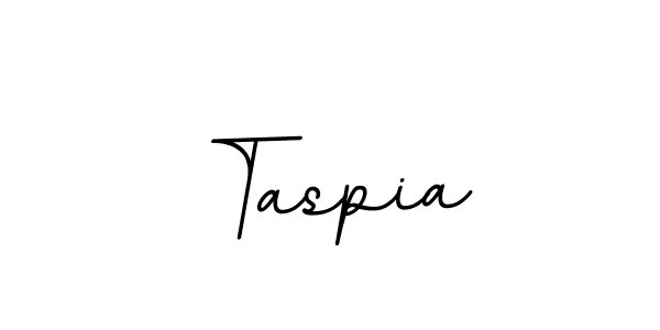 Design your own signature with our free online signature maker. With this signature software, you can create a handwritten (BallpointsItalic-DORy9) signature for name Taspia. Taspia signature style 11 images and pictures png