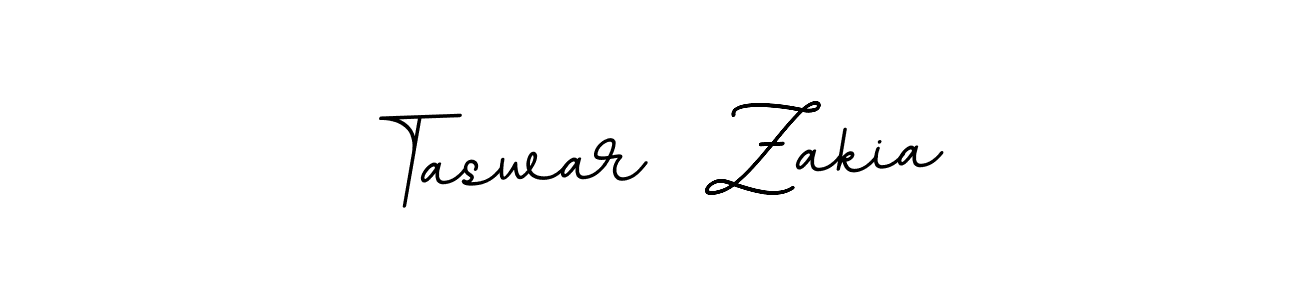 Use a signature maker to create a handwritten signature online. With this signature software, you can design (BallpointsItalic-DORy9) your own signature for name Taswar  Zakia. Taswar  Zakia signature style 11 images and pictures png