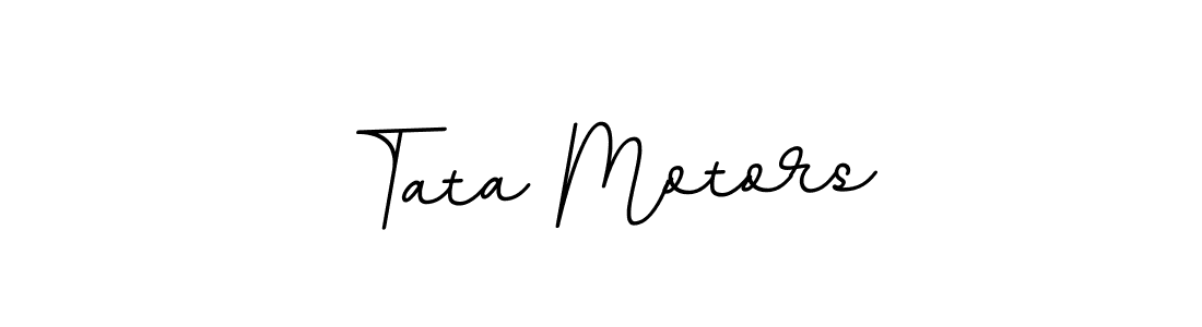 Make a beautiful signature design for name Tata Motors. With this signature (BallpointsItalic-DORy9) style, you can create a handwritten signature for free. Tata Motors signature style 11 images and pictures png