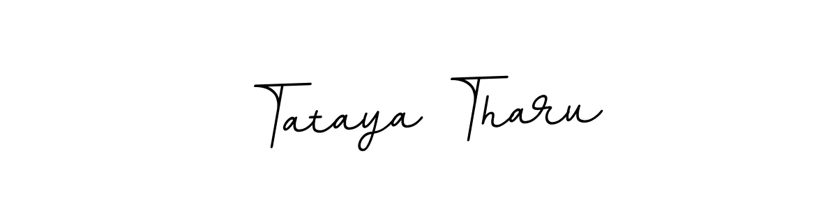 Similarly BallpointsItalic-DORy9 is the best handwritten signature design. Signature creator online .You can use it as an online autograph creator for name Tataya Tharu. Tataya Tharu signature style 11 images and pictures png