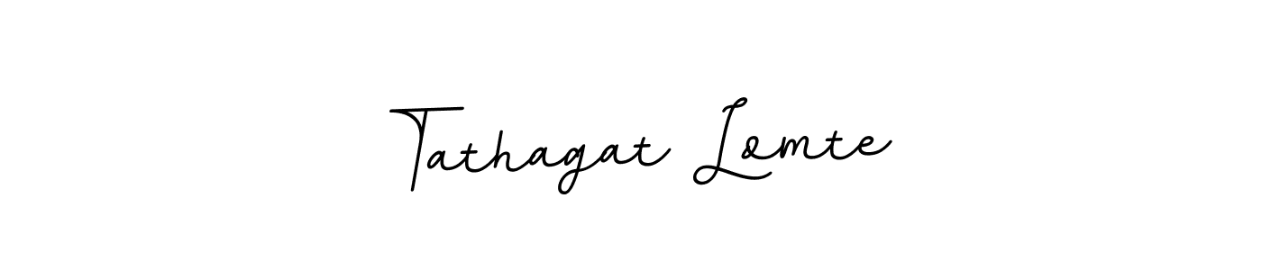 This is the best signature style for the Tathagat Lomte name. Also you like these signature font (BallpointsItalic-DORy9). Mix name signature. Tathagat Lomte signature style 11 images and pictures png