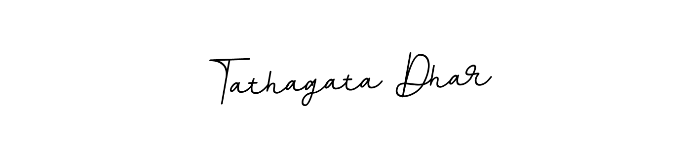 Create a beautiful signature design for name Tathagata Dhar. With this signature (BallpointsItalic-DORy9) fonts, you can make a handwritten signature for free. Tathagata Dhar signature style 11 images and pictures png