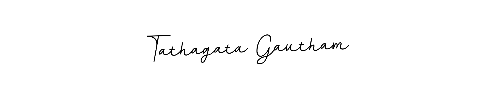 The best way (BallpointsItalic-DORy9) to make a short signature is to pick only two or three words in your name. The name Tathagata Gautham include a total of six letters. For converting this name. Tathagata Gautham signature style 11 images and pictures png