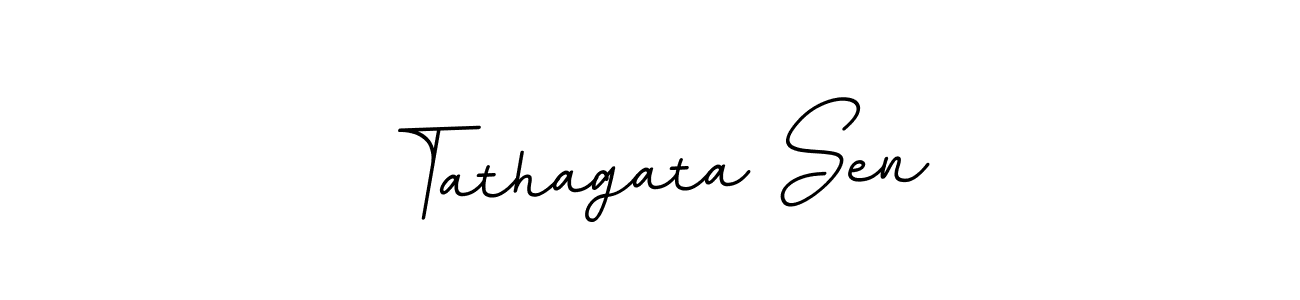 Design your own signature with our free online signature maker. With this signature software, you can create a handwritten (BallpointsItalic-DORy9) signature for name Tathagata Sen. Tathagata Sen signature style 11 images and pictures png