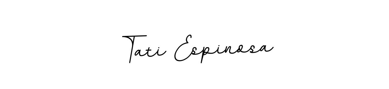 Tati Espinosa stylish signature style. Best Handwritten Sign (BallpointsItalic-DORy9) for my name. Handwritten Signature Collection Ideas for my name Tati Espinosa. Tati Espinosa signature style 11 images and pictures png