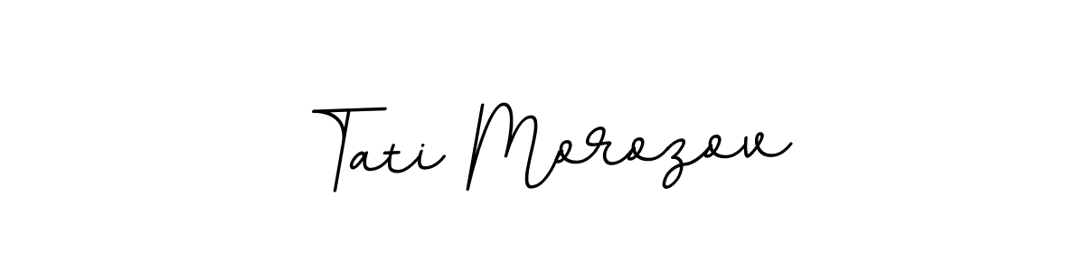 You should practise on your own different ways (BallpointsItalic-DORy9) to write your name (Tati Morozov) in signature. don't let someone else do it for you. Tati Morozov signature style 11 images and pictures png