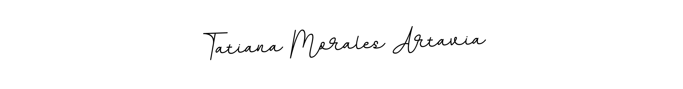 Use a signature maker to create a handwritten signature online. With this signature software, you can design (BallpointsItalic-DORy9) your own signature for name Tatiana Morales Artavia. Tatiana Morales Artavia signature style 11 images and pictures png