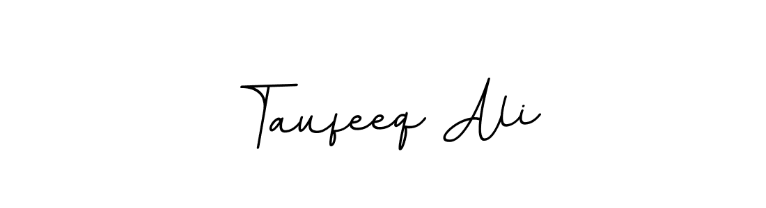 Create a beautiful signature design for name Taufeeq Ali. With this signature (BallpointsItalic-DORy9) fonts, you can make a handwritten signature for free. Taufeeq Ali signature style 11 images and pictures png